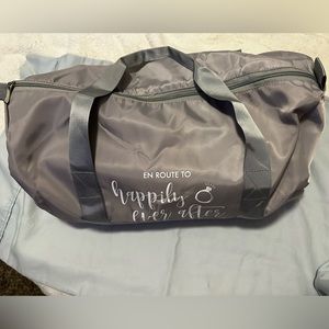 Bridal duffel bag